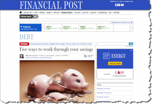 five ways to work through your savings