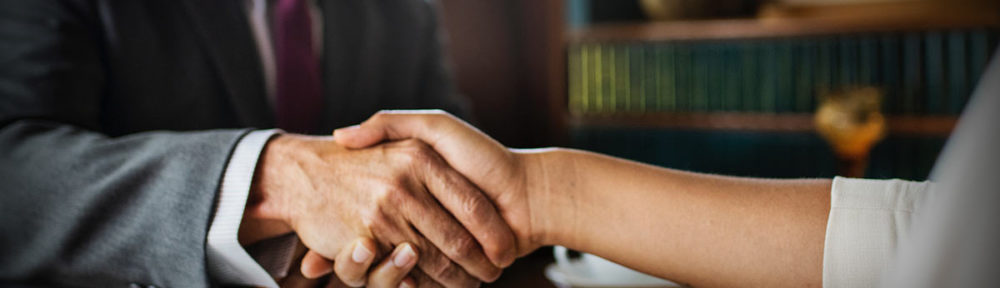 Shaking hands